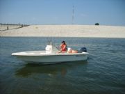 Sardis Lake&nbsp;My wife and new boat at Engineers Point
